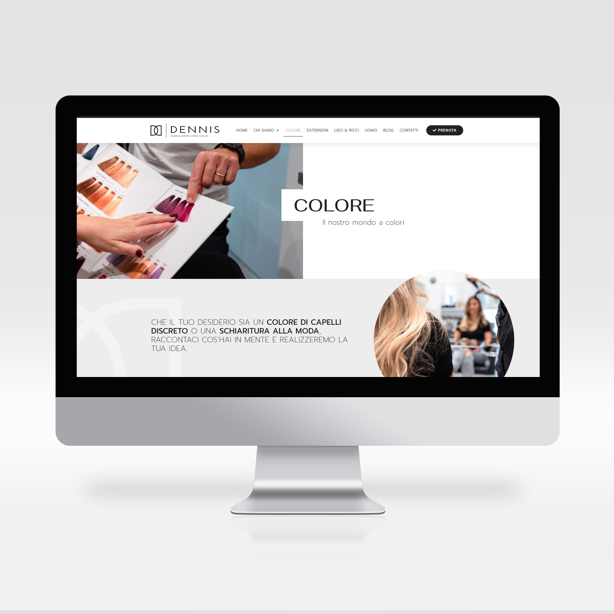 creazione sito web per salone parrucchieri